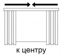 К центру 